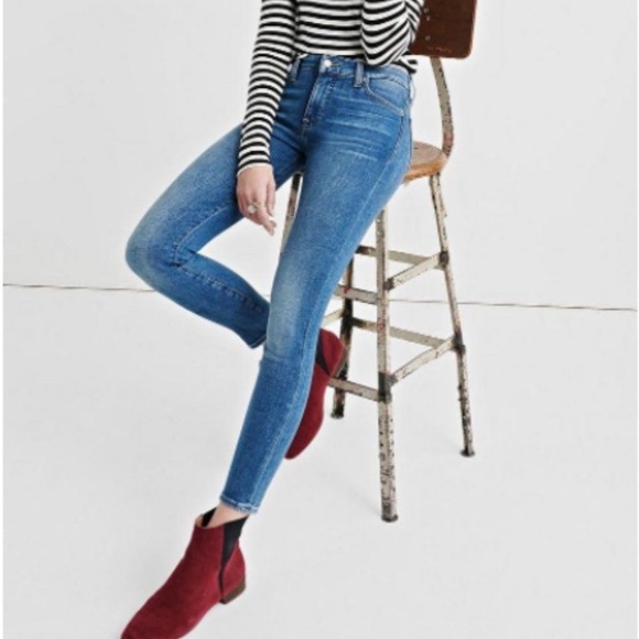 Lucky Brand High Waist Hayden Crop Blue Jeans Size 6/28 with MEASUREMENTS! - Picture 13 of 13